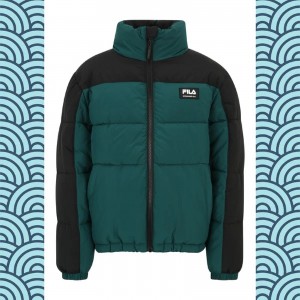 Fila GIACCA ZIP KIDS .Green