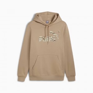 Puma FELPA CAPPUCCIO .Beige