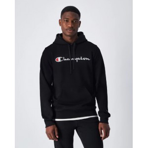 Champion FELPA CAPPUCCIO.Black